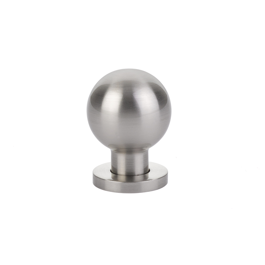 Emtek 86152US15 Globe Knob, Cabinet - Satin Nickel