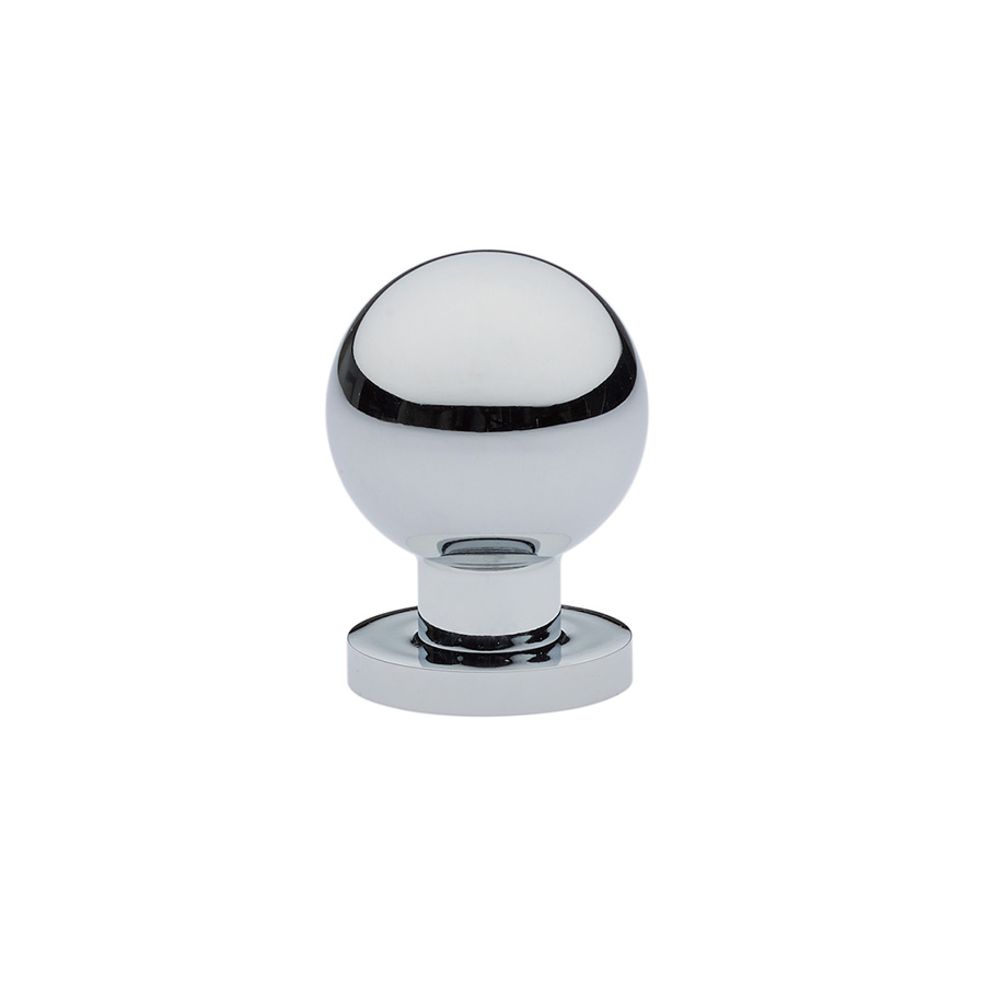 Emtek 86152US26 Globe Knob, Cabinet - Polished Chrome