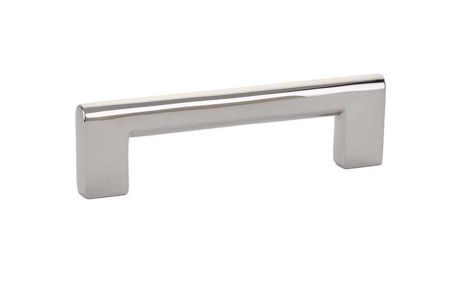 Emtek 86161US14 Trail Pull, 3" C-C - Polished Nickel