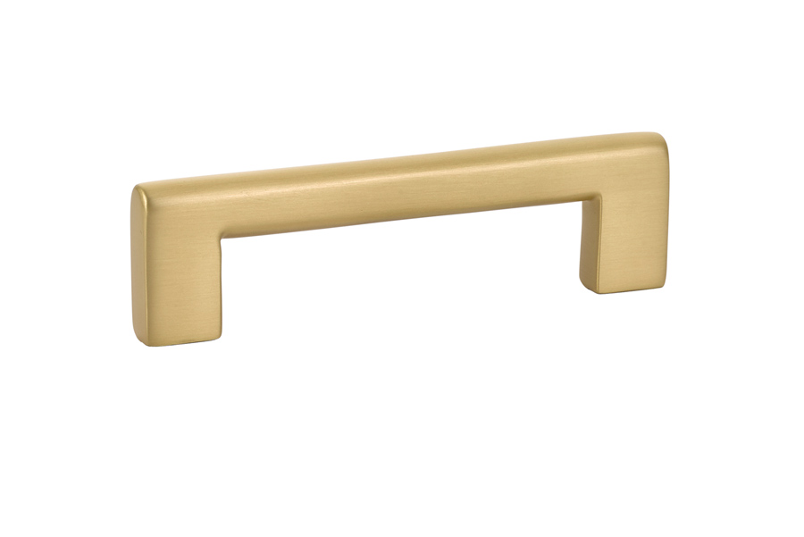 Emtek 86161US4 Trail Pull, 3" C-C - Satin Brass