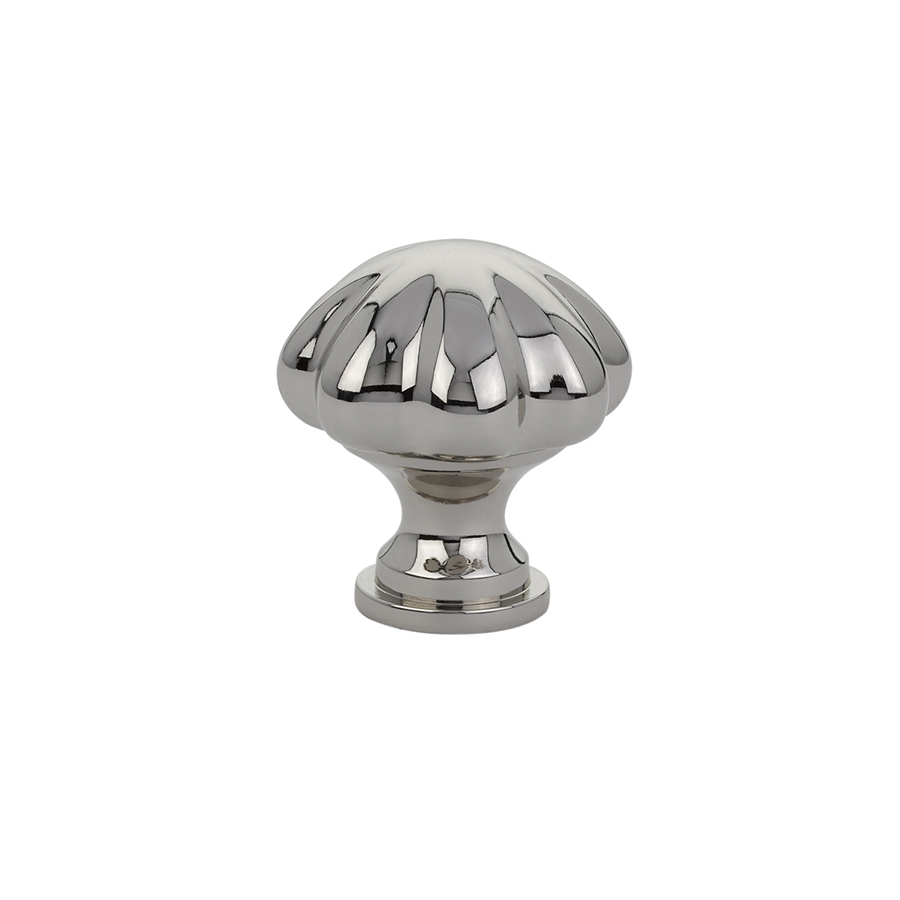 Emtek 86122US14 Melon Cabinet Knob, 1-1/4" - Polished Nickel