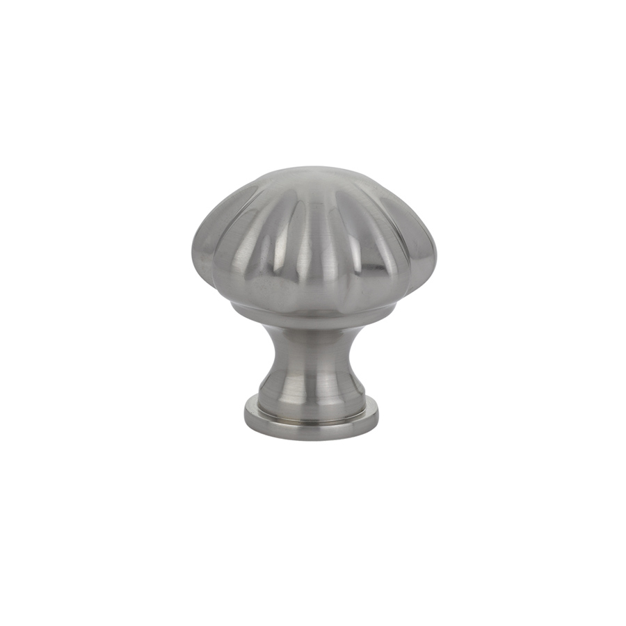 Emtek 86122US15 Melon Cabinet Knob, 1-1/4" - Satin Nickel