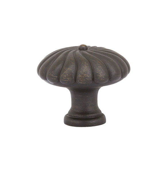 Emtek 86244MB Tuscany Bronze Twist Round Knob, 1" - Medium Bronze