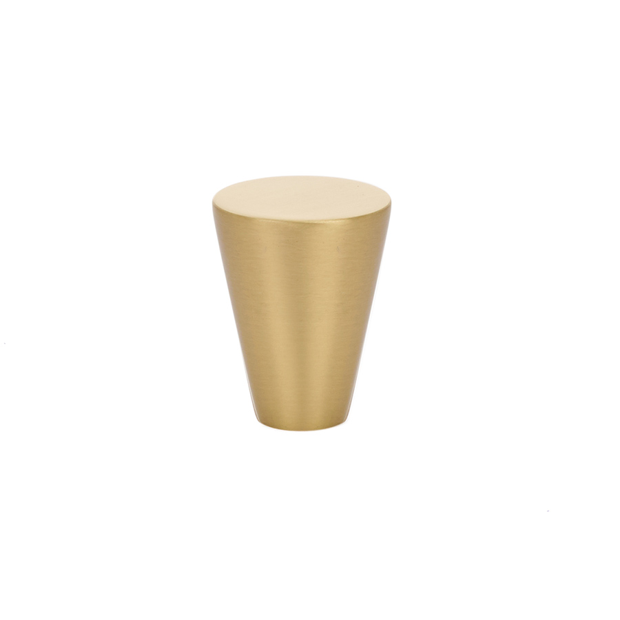 Emtek 86261US4 Cone Knob, Small 1" - Satin Brass