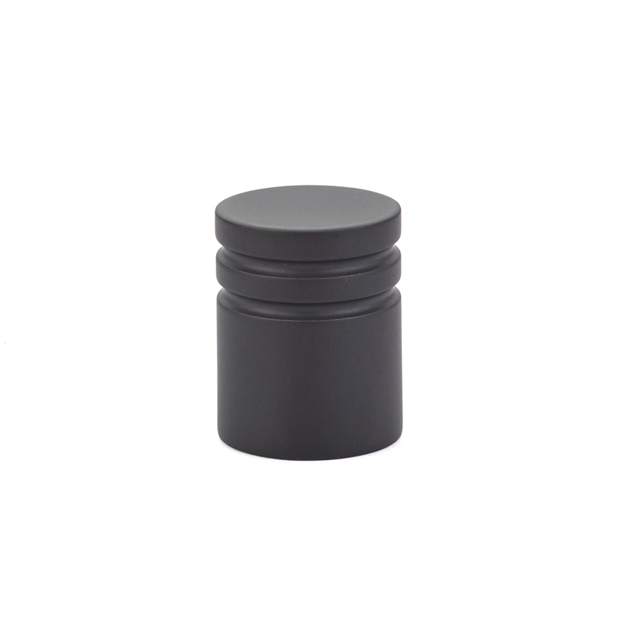 Emtek 86268US19 Metric Knob, Small 1" - Flat Black