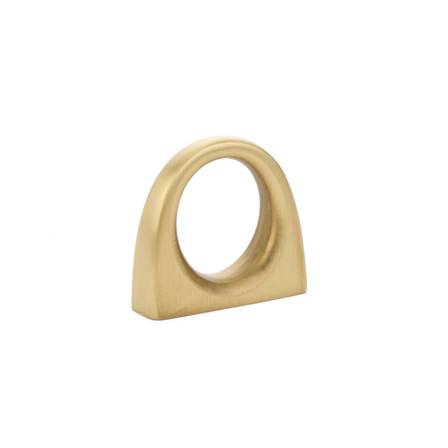 Emtek 86270US4 Ring Knob - Satin Brass