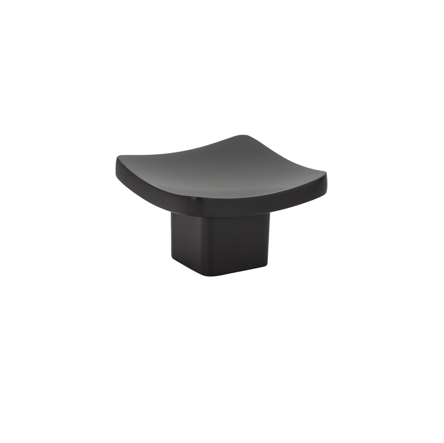 Emtek 86317US19 Basin Knob, 1-1/4" - Flat Black