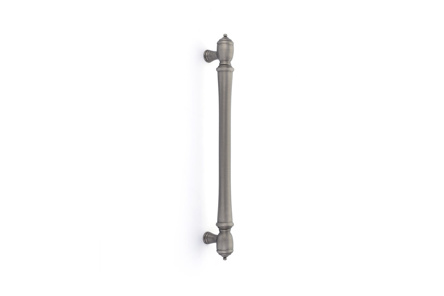 Emtek 86343US15A Brass Spindle Appliance Pull, 12" - Pewter