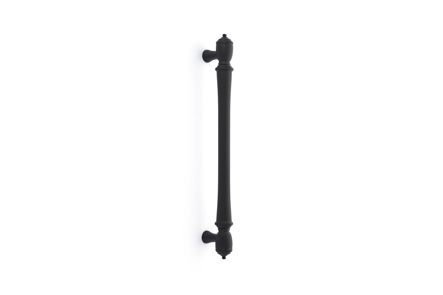 Emtek 86343US19 Brass Spindle Appliance Pull, 12" - Flat Black