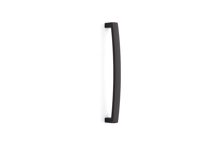 Emtek 86345US10B Brass Bauhaus Appliance Pull, 12" - Oil Rubbed Bronze