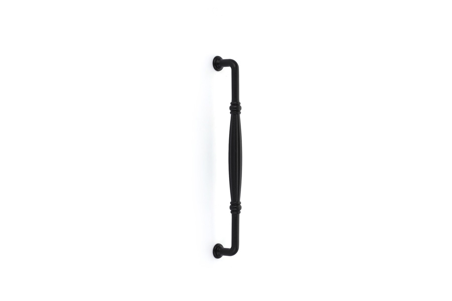 Emtek 86347FB Fluted Bronze Appliance Pull, 12" - Flat Black Bronze Patina