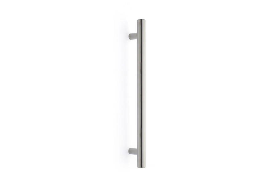 Emtek 86351US14 Brass Bar Appliance Pull, 12" - Polished Nickel