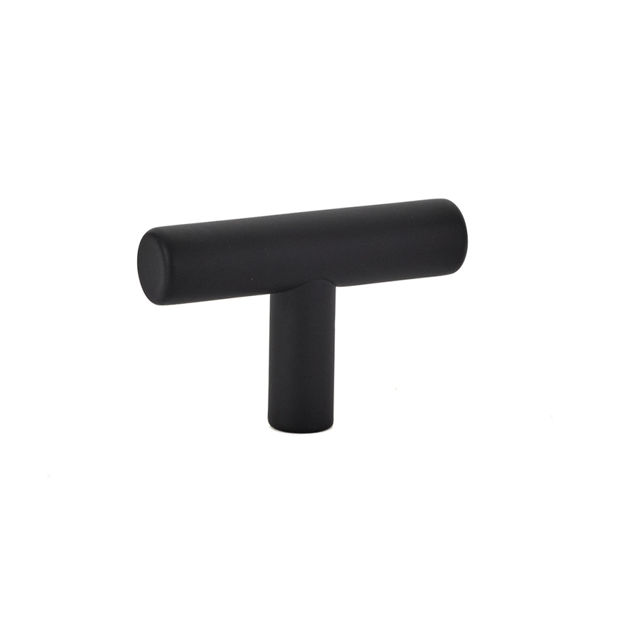 Emtek 86357US19 Bar Knob, 2" - Flat Black