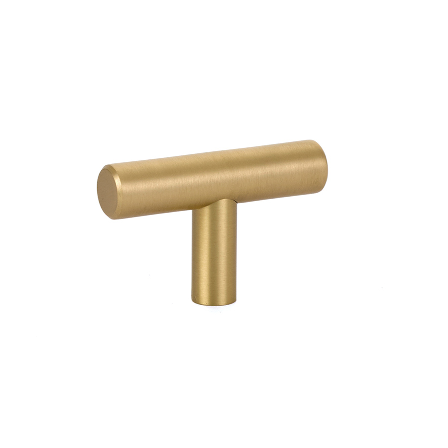 Emtek 86357US4 Bar Knob, 2" - Satin Brass