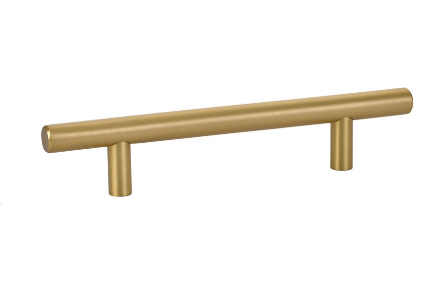 Emtek 86358US4 Brass Bar Pull, 3" C-C - Satin Brass