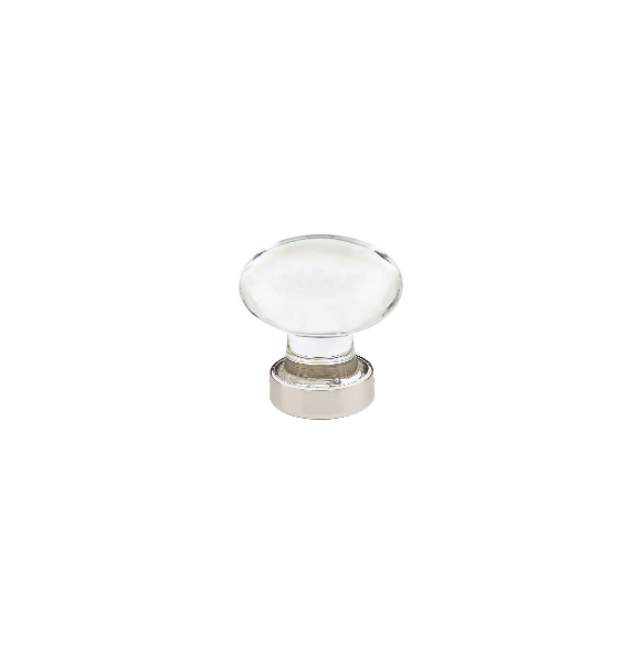 Emtek 86401US10B Hampton Crystal Knob, 1-1/4" - Oil Rubbed Bronze