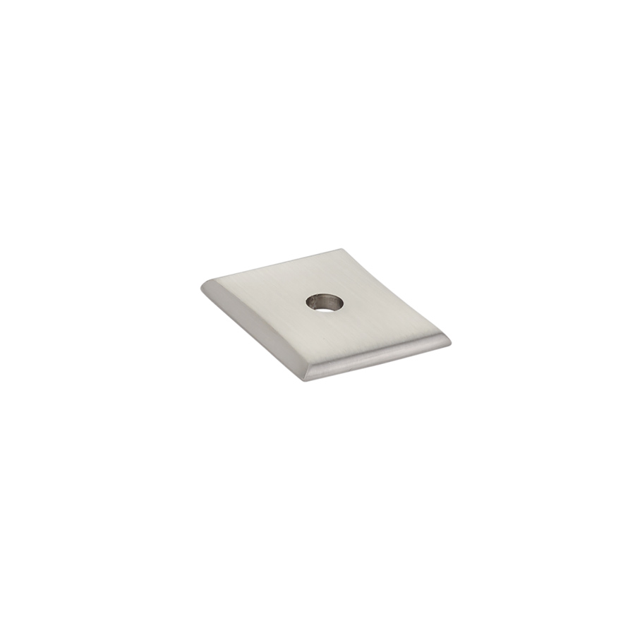 Emtek 86420US15 Neos Backplate for Knob - Satin Nickel