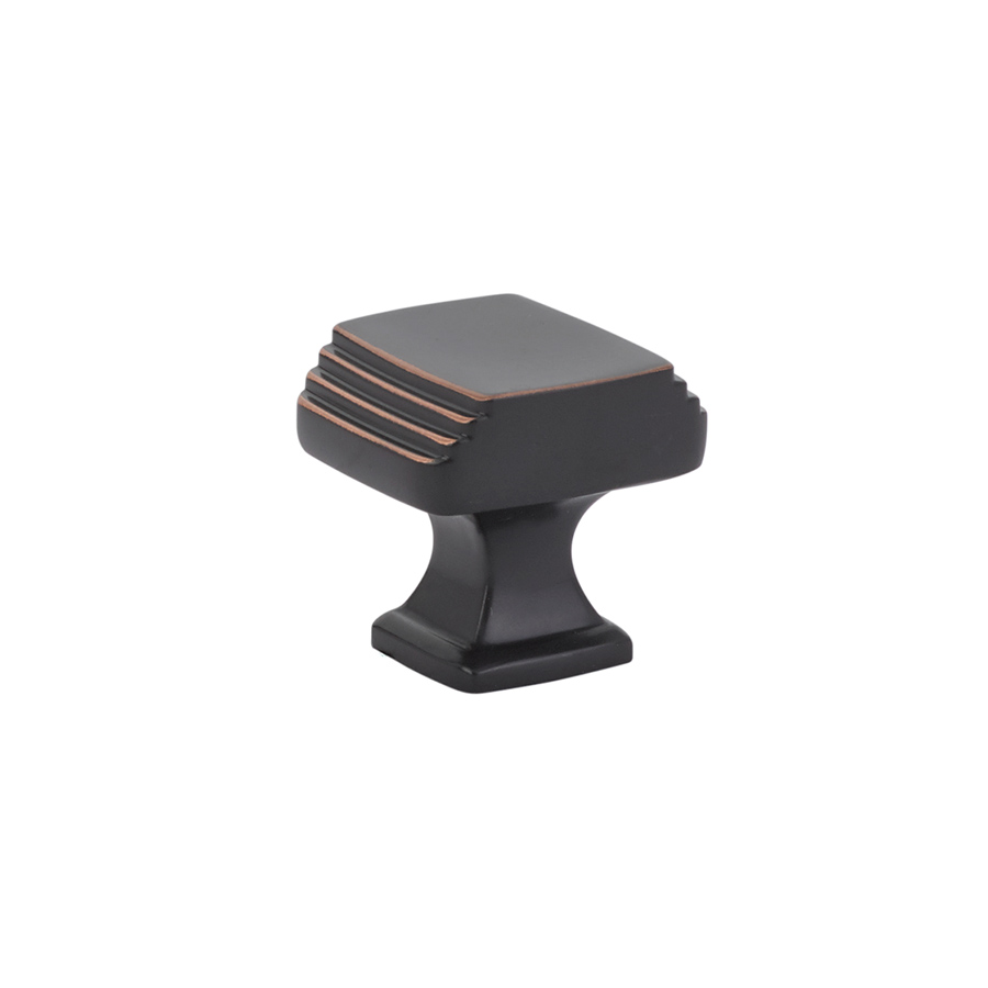 Emtek 86421US10B Art Deco Knob, 1-1/4" - Oil Rubbed Bronze