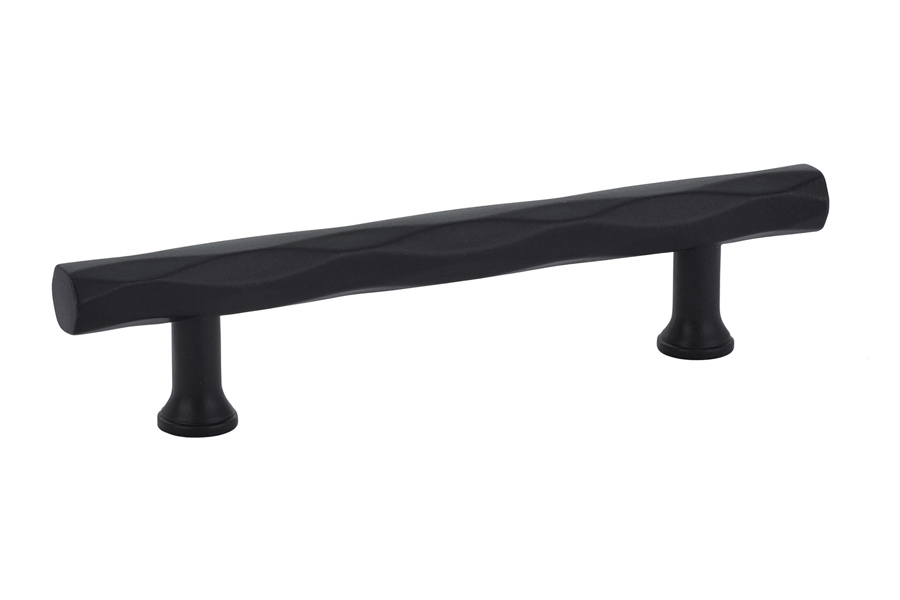 Emtek 86428US19 Tribeca Pull, 3-1/2" C-C - Flat Black