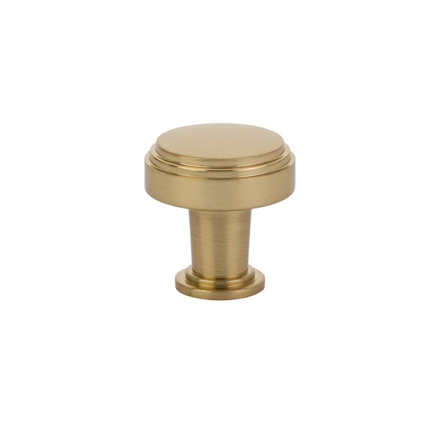 Emtek 86432US4 Newport Knob, Cabinet, 1-1/4" - Satin Brass