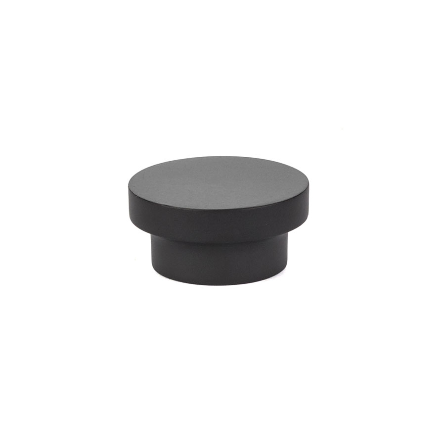 Emtek 86448US19 District Knob, Cabinet, 1-3/8" - Flat Black