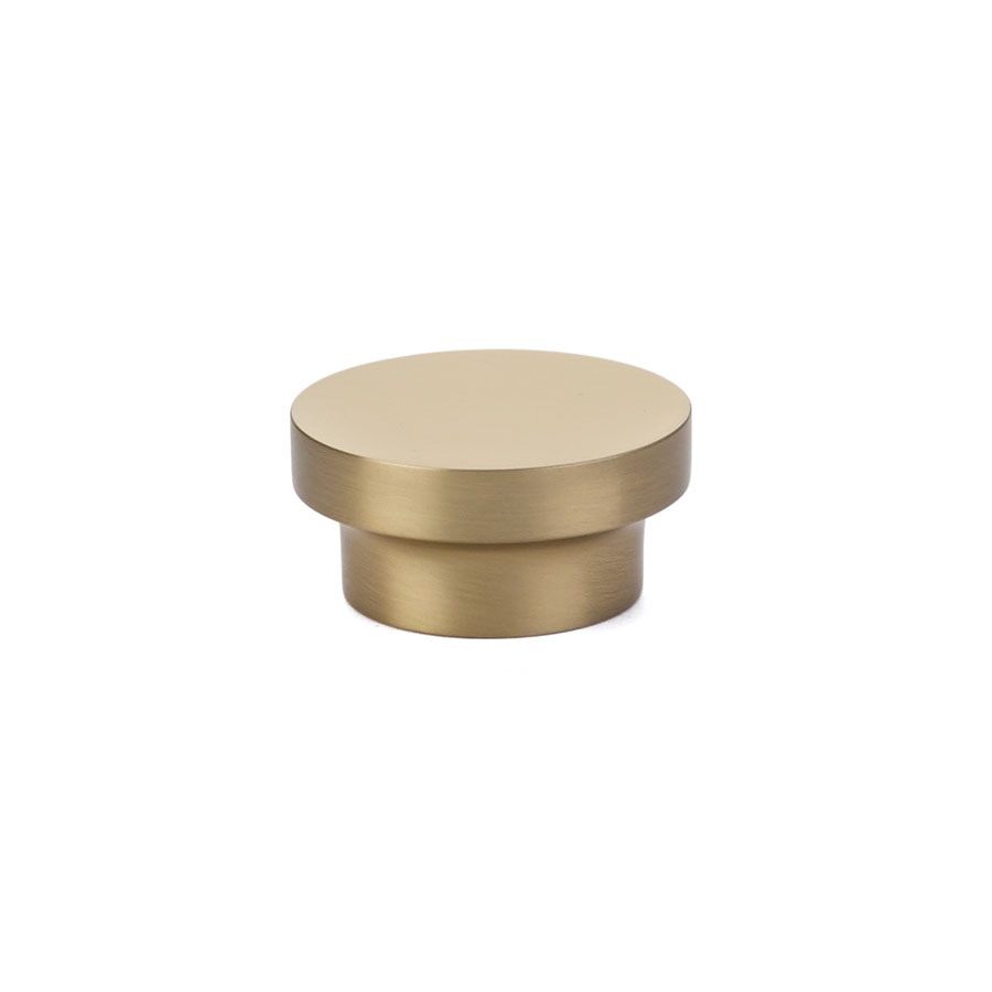 Emtek 86448US4 District Knob, Cabinet, 1-3/8" - Satin Brass