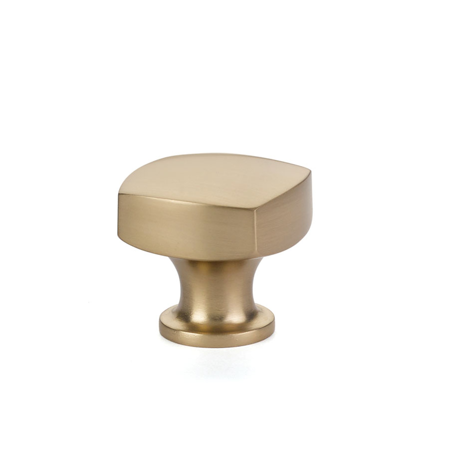 Emtek 86451US4 Freestone Knob, Cabinet, 1-1/2" - Satin Brass