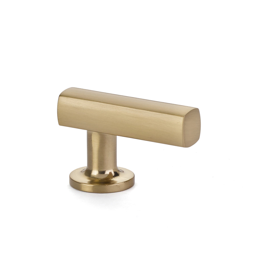 Emtek 86452US4 Freestone Finger Pull, Cabinet, 1-7/8" C-C - Satin Brass