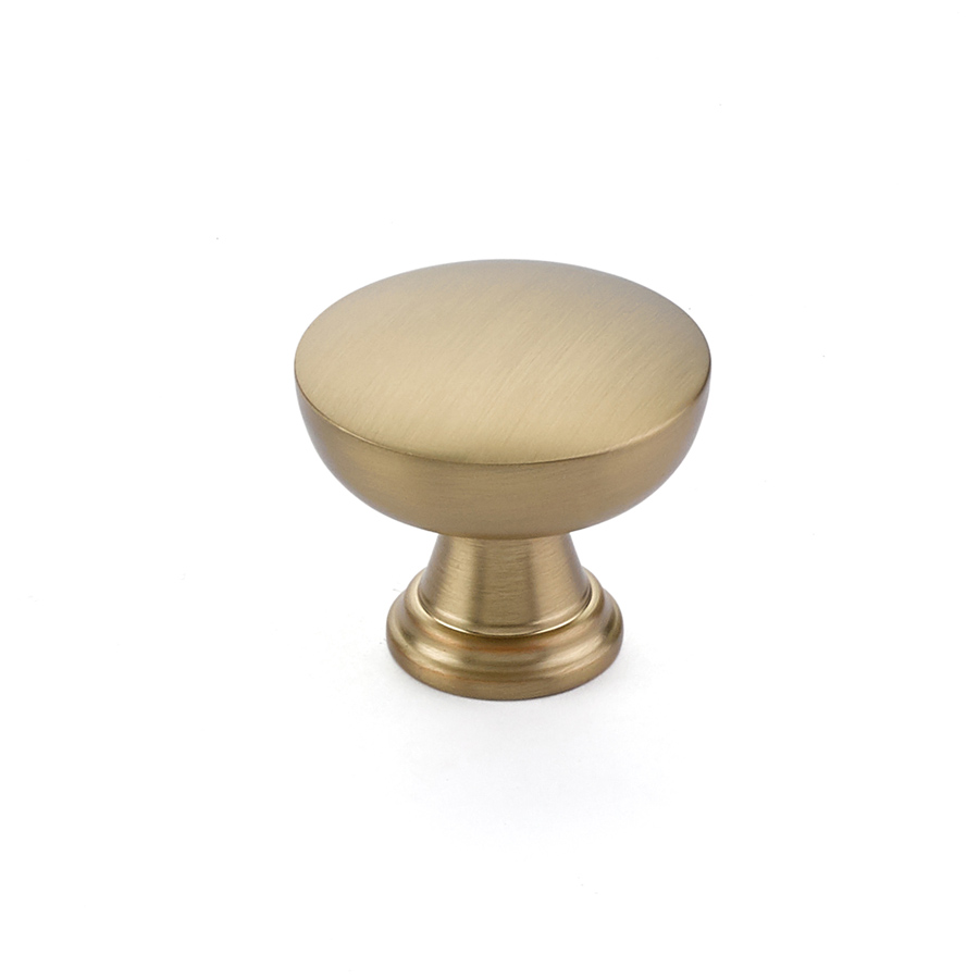 Emtek 86467US4 Overland Knob, Cabinet, 1-1/4" - Satin Brass