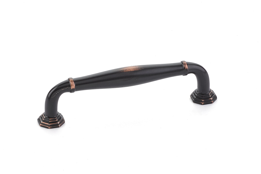 Emtek 86473US10B Blythe Pull, 6" C-C - Oil Rubbed Bronze