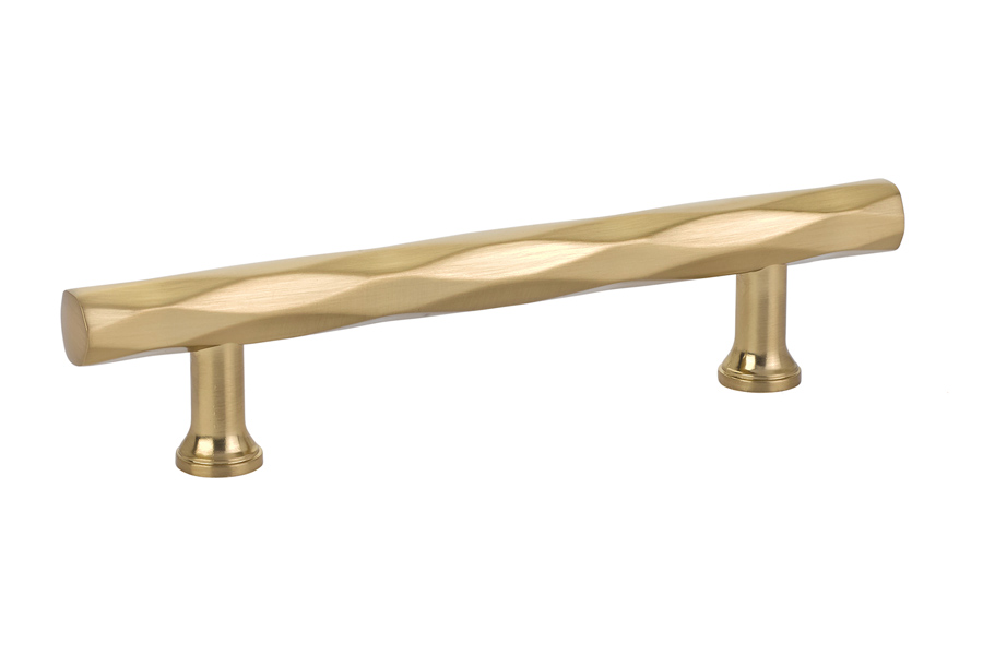 Emtek 86489US4 Cabinet Tribeca Pull, 5" CC - Satin Brass