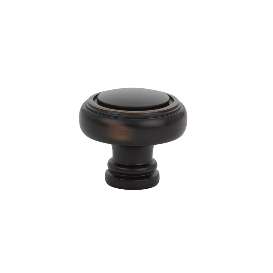 Emtek 86610US10B Norwich Cabinet Knob, 1-1/4" - Oil Rubbed Bronze