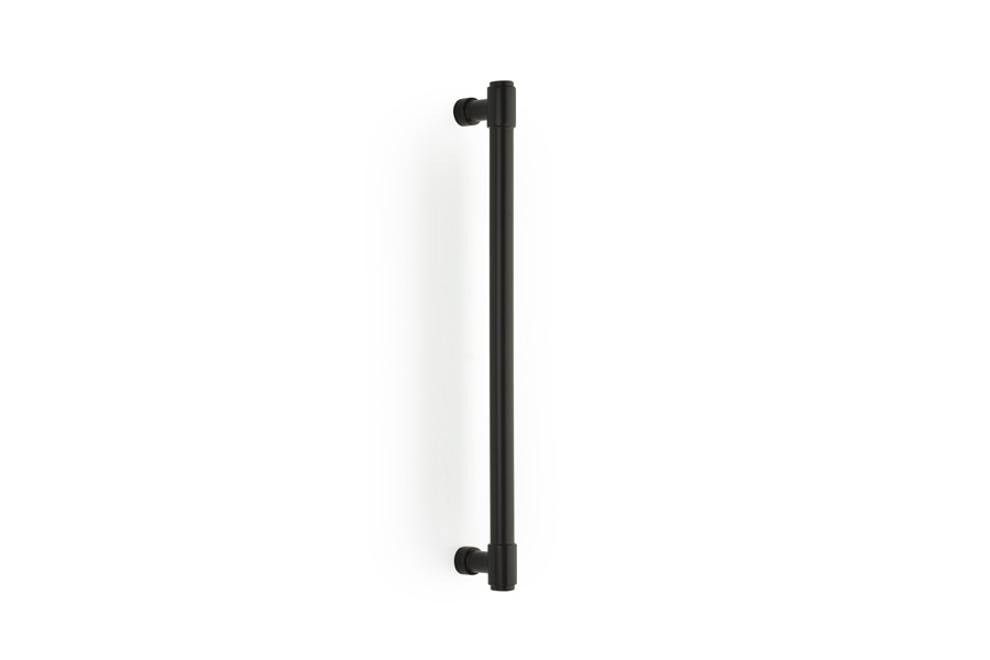 Emtek 86693US19 Industrial Modern Jasper Appliance Pull, 12" C-C - Flat Black