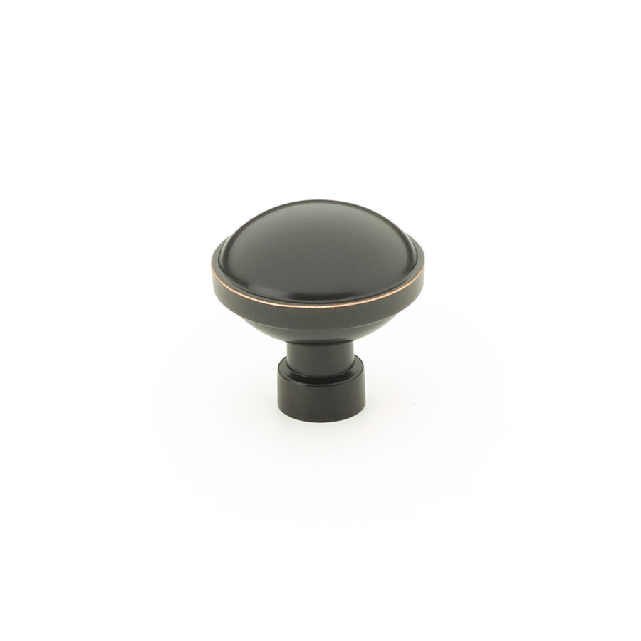 Emtek 86695US10B Industrial Modern Brandt Cabinet Knob, 1-1/4" - Oil Rubbed Bronze