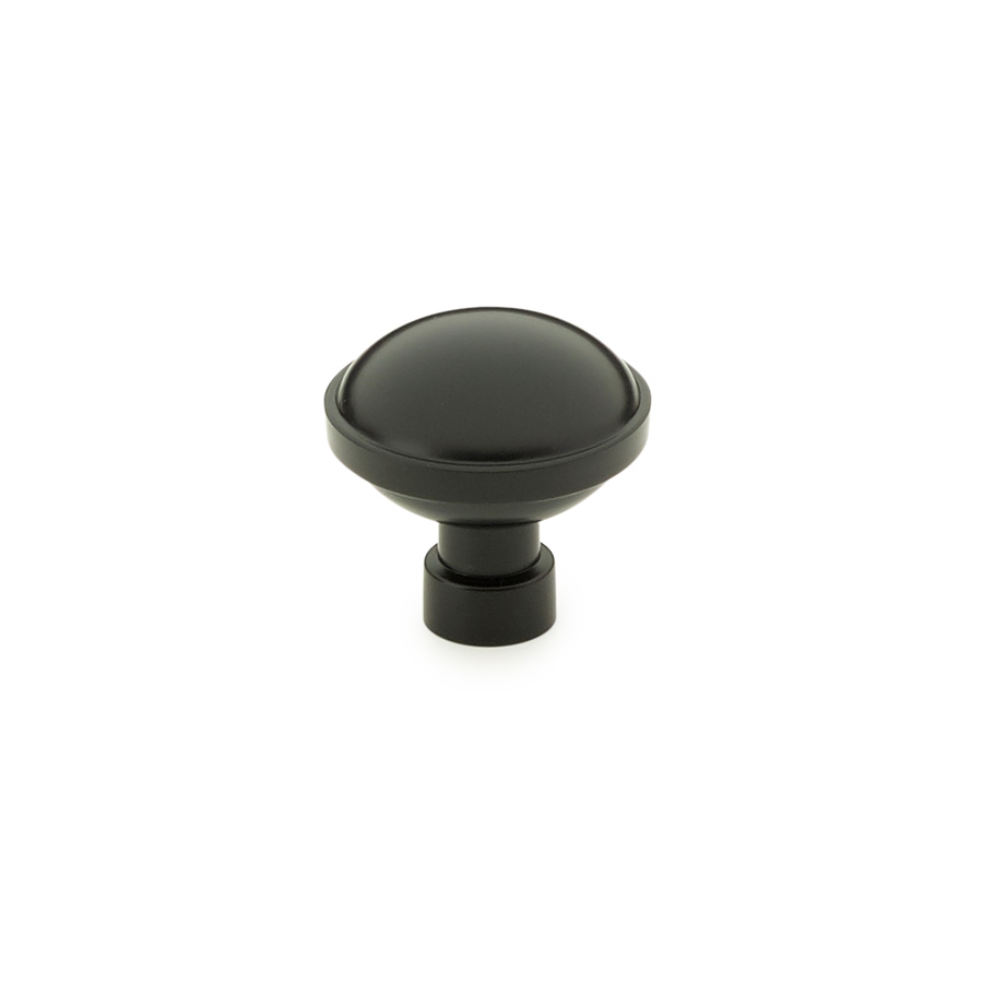 Emtek 86695US19 Industrial Modern Brandt Cabinet Knob, 1-1/4" - Flat Black