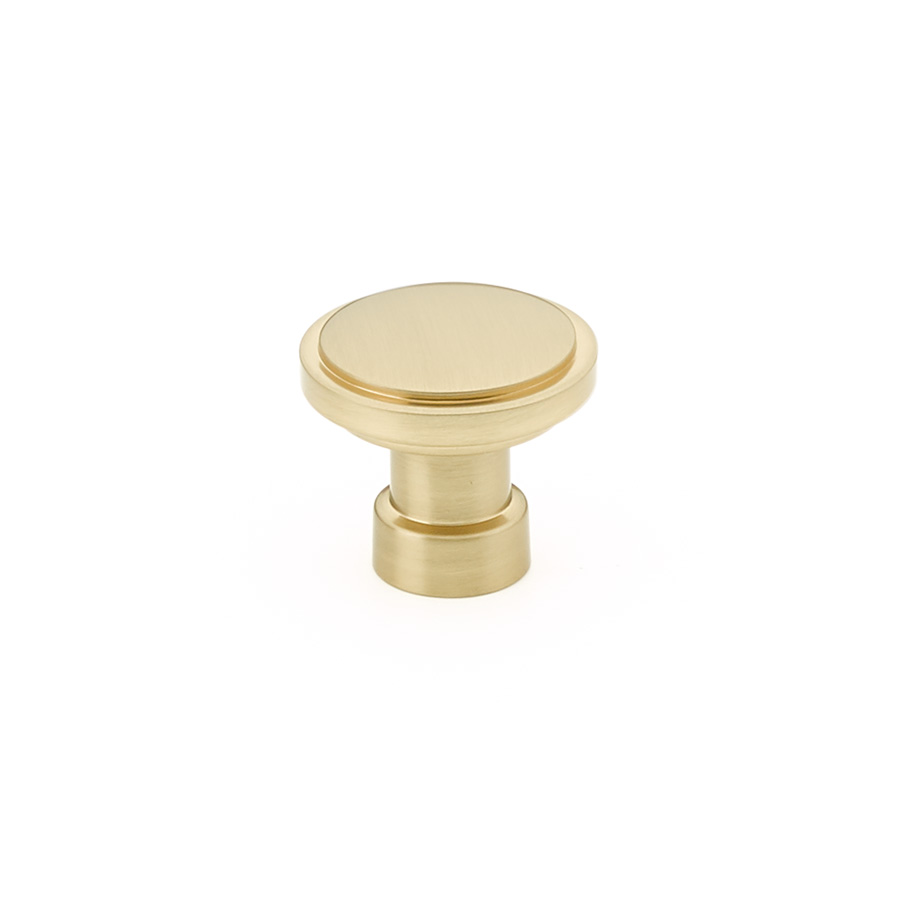 Emtek 86697US4 Industrial Modern Haydon Cabinet Knob, 1-1/4" - Satin Brass