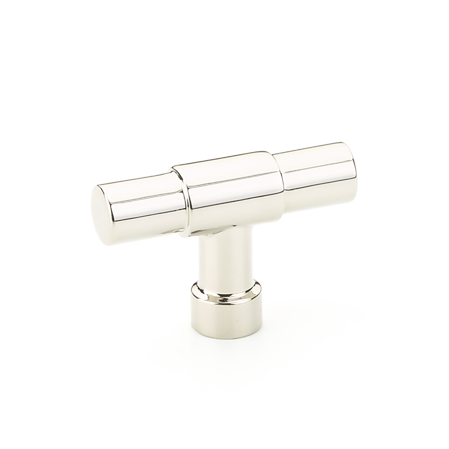 Emtek 86699US14 Industrial Modern JASPER FINGER PULL - Polished Nickel