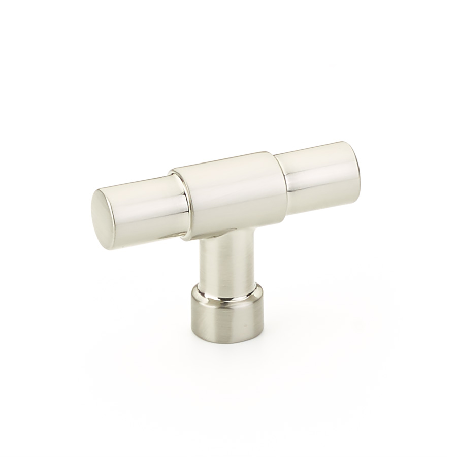 Emtek 86699US15 Industrial Modern JASPER FINGER PULL - Satin Nickel