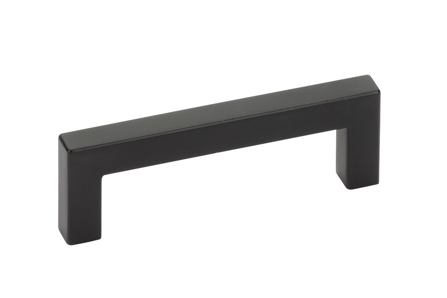 Emtek 86704US19 Warwick Pull, 3-1/2" C-C - Flat Black