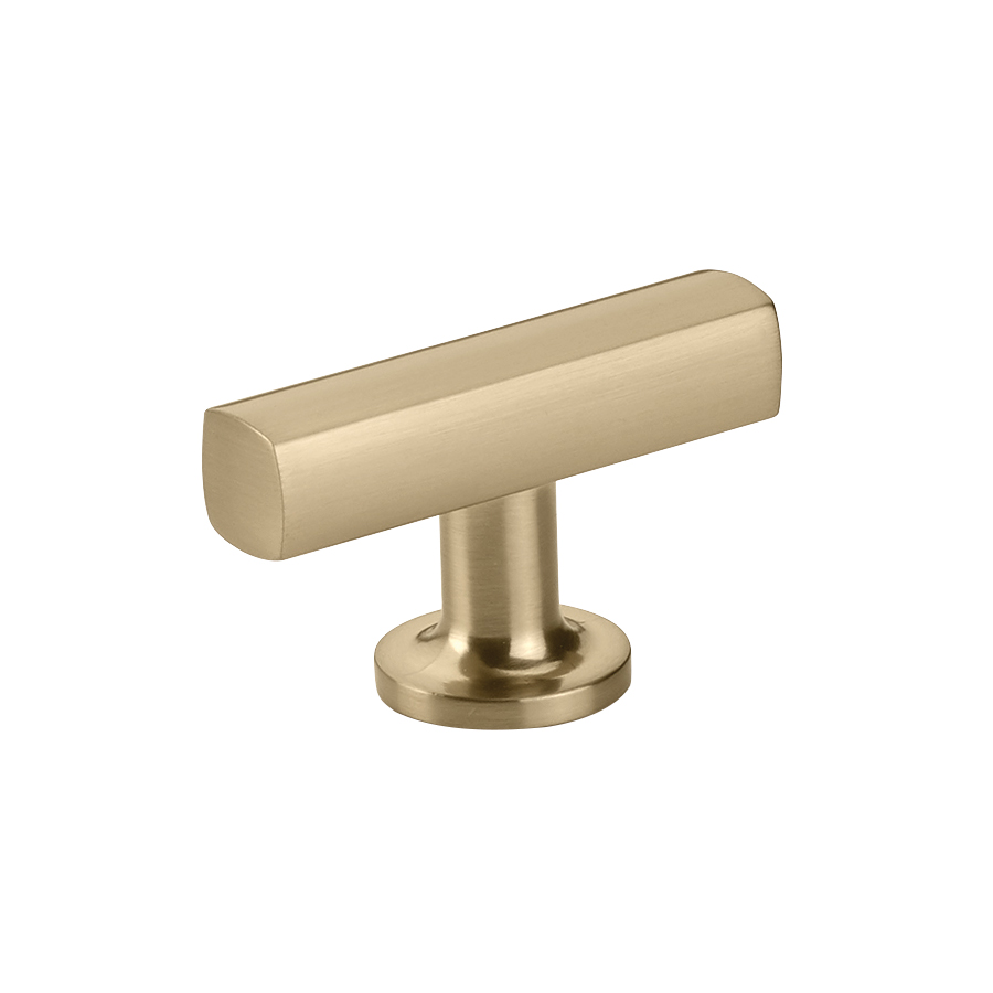 Emtek 86727US4 Freestone T-Knob 2" - Satin Brass