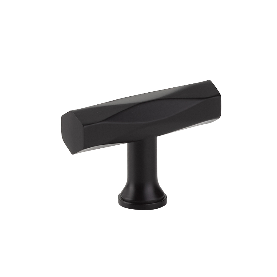 Emtek 86729US19 Tribeca T-Knob 2" - Flat Black