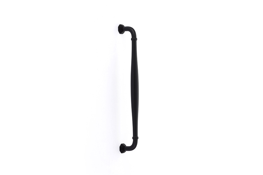 Emtek 86910US19 Blythe Appliance Pull, 12" - Flat Black