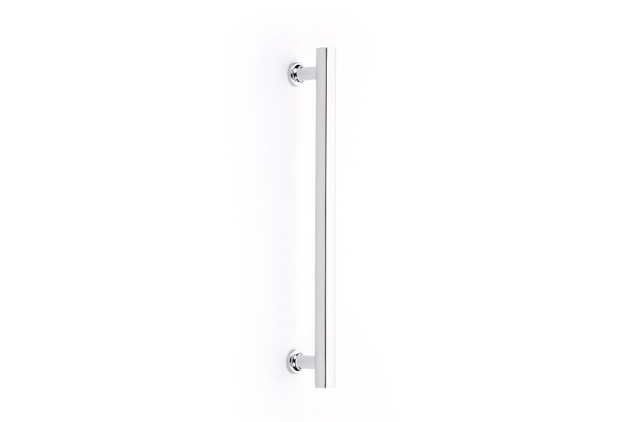 Emtek 87002US26 Freestone Appliance Pull, 18" - Polished Chrome