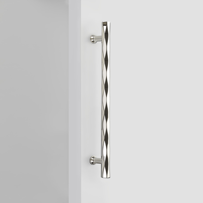 Emtek 87005US14 Tribeca Appliance Pull, 12" - Polished Nickel