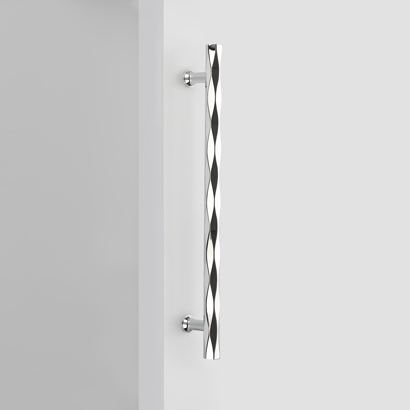 Emtek 87005US26 Tribeca Appliance Pull, 12" - Polished Chrome