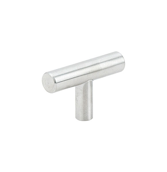 Emtek S62001SS Stainless Steel Bar Knob, 2" - Brushed Stainless Steel