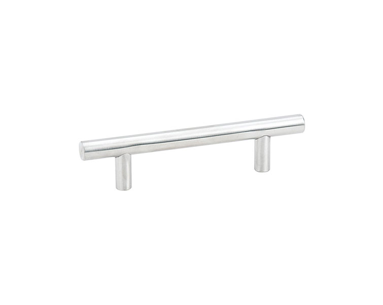 Emtek S62002SS Stainless Steel Bar Pull, 3" C-C - Brushed Stainless Steel