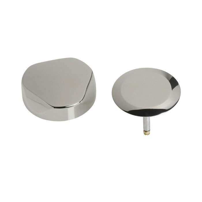 Geberit 151.551.IB.1 Ready-to-Fit-Set Trim Kit, for Geberit Bathtub Drain with Turncontrol Handle Actuation - Pvd Polished Nickel