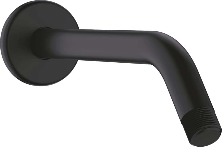 Hansgrohe 04186673 Showerarm Standard 9" in Matte Black - Click Image to Close