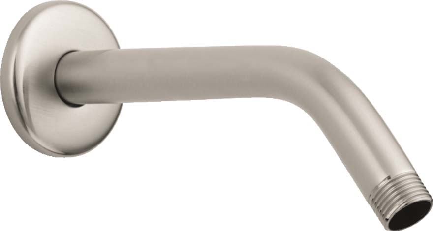 Hansgrohe 04186823 Showerarm Standard 9" in Brushed Nickel - Click Image to Close